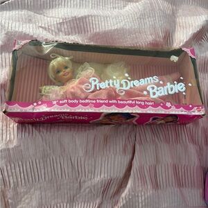 Pretty Dreams Barbie 18 inch Soft Body Vtg 1995 Pink Gown Doll Mattel